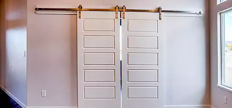 Glass Barn Door with Installation Hardware Kit Fresno